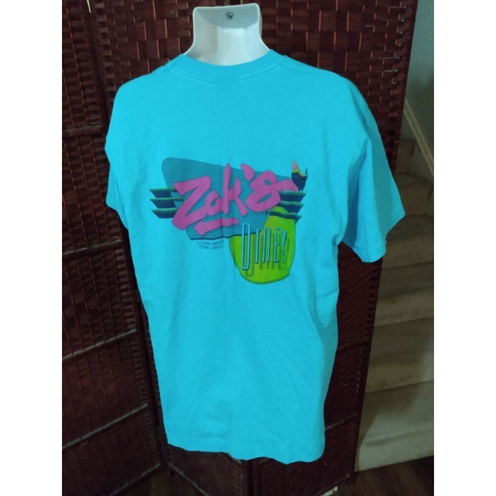 Vintage Zak's Diner T Shirt Ottawa Canada Restaurant XL 80s 90s Single Stitch